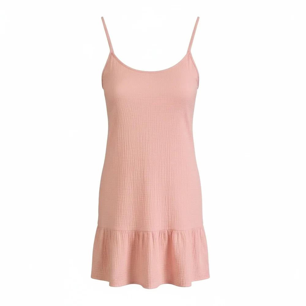 Universal Thread Blush Pink Spaghetti-Strap Chemise - Picture 1 of 11